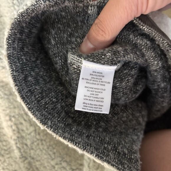 Toad & Co Vest Womens Medium Sheridan Sherpa Wool Blend Corduroy Trim Outdoor - Picture 5 of 6